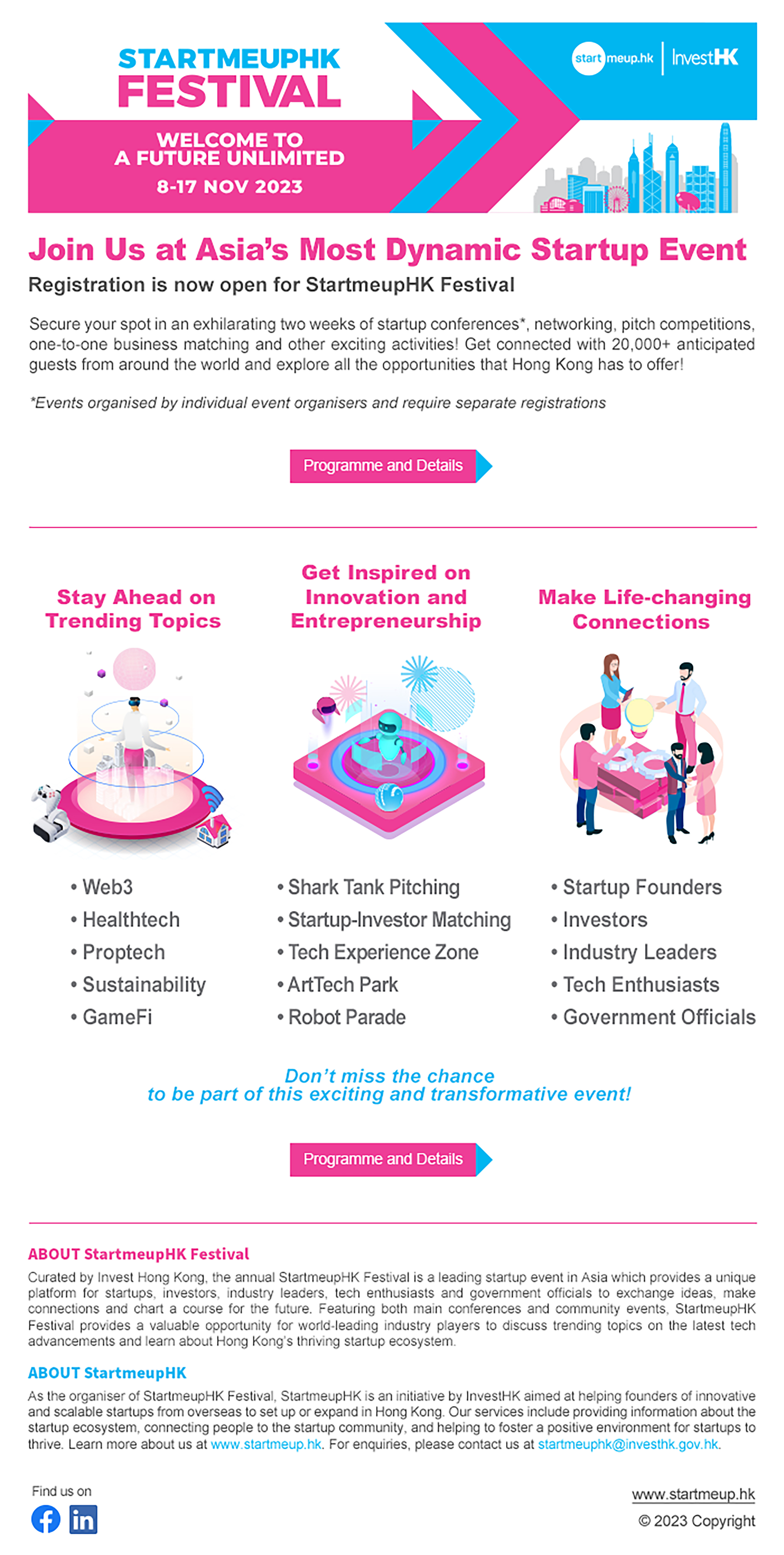 StartmeupHK Festival 2023